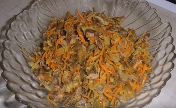 Салат из куриных желудочков, пошаговый рецепт с фото от автора Елена